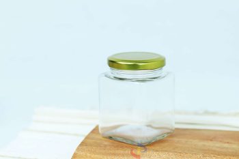 TOPLES KACA SEGI TUTUP EMAS(220ML) - Image 3