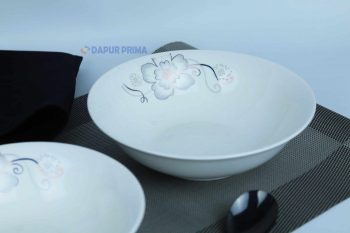 MANGKOK MOTIF BUNGA SILVER 8' - Image 2