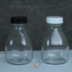 BOTOL KACA TUTUP WARNA (480ML)