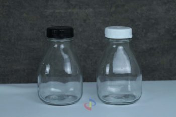 BOTOL KACA TUTUP WARNA (480ML)