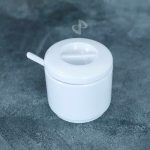 TEMPAT SAMBAL + SENDOK PUTIH (240ML)