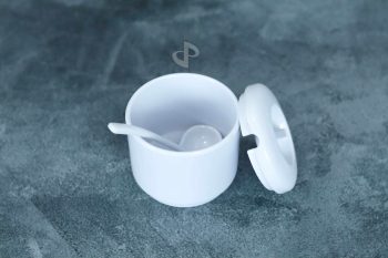 TEMPAT SAMBAL + SENDOK PUTIH (240ML) - Image 3