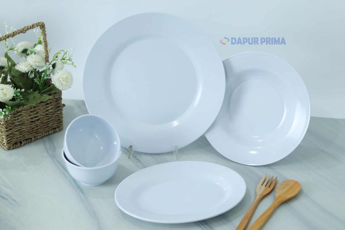 PIRING MAKAN PUTIH 8' - Image 2