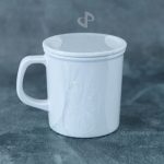 MUG + TUTUP PUTIH (340ML)