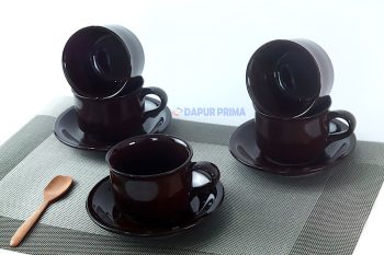 CANGKIR LEPEK CHOCOLATE VENESIA (6PSG) - Image 2