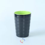 GELAS TWO TONE HIJAU-HITAM (320ML)