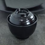 MANGKOK MISO + TUTUP HITAM