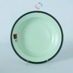 PIRING DALAM LIS ENAMEL HIJAU 8.5'