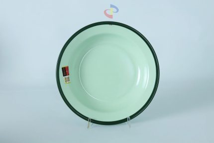 PIRING DALAM LIS ENAMEL HIJAU 8.5'
