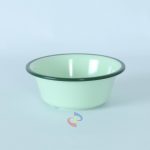 MANGKOK DALAM LIS ENAMEL HIJAU 6.5'