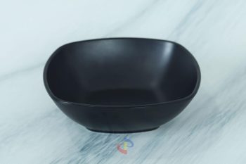 MANGKOK KOTAK MODEL BATU HITAM 8'