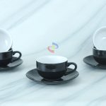 CANGKIR LEPEK TWOTONE BLACK (6PSG)