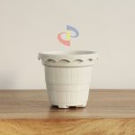 POT BUNGA NURSERY PUTIH KECIL