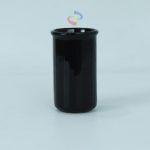 VAS BUNGA KERAMIK PUTIH/HITAM + LUBANGA-52