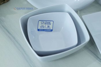 MANGKOK PERSEGI PUTIH 7' - Image 2