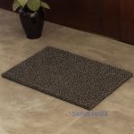 KESET KARET PVC 2 WARNA BLACK GREY 40X60CM