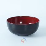 MANGKOK TWO TONE MAROON-HITAM 6'