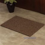 KESET KARET PVC 2 WARNA BROWN BEIGE 40X60CM