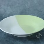 PIRING MAKAN TWO TONE HIJAU 8'