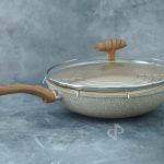 WOK MARBLE 28CM + TUTUP KACA
