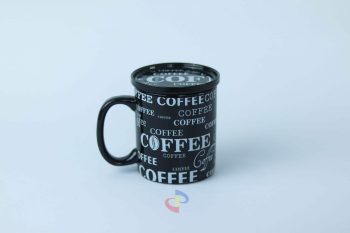 MUG+TUTUP MOTIF HITAM