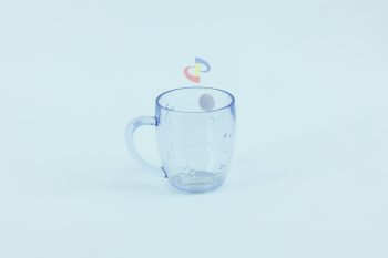 GELAS GAGANG BUNGA ACRYLIC (400ML) - Image 2
