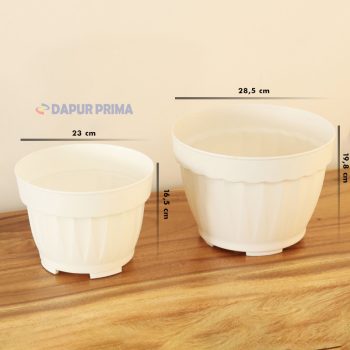 VANDA POT BUNGA PUTIH 28,5CM - Image 5