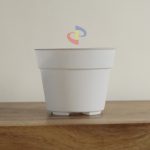 POT BUNGA SKS PUTIH BESAR 16CM