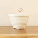 POT BUNGA TAWON PUTIH 17,5CM