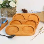 TATAKAN GELAS FINISHING OVAL LUBANG 2