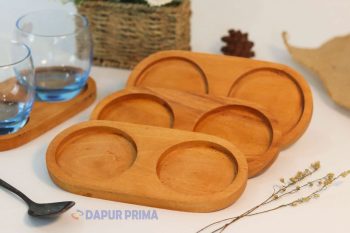 TATAKAN GELAS FINISHING OVAL LUBANG 2 - Image 2