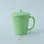 GELAS GAGANG BESAR + TUTUP HIJAU