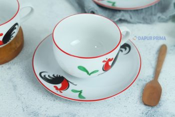 CANGKIR LEPEK MOTIF AYAM BESAR (6PSG) - Image 2