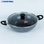 WAJAN NEOSTONE 30CM + TUTUP KACA