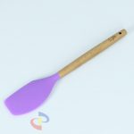 SPATULA SILICONE GAGANG KAYU 32CM