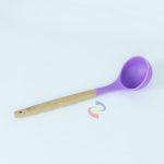 SOUP LADLE SILICONE GAGANG KAYU 32CM