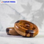 ASBAK KAYU BULAT MAHONI DORENG