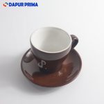 CUP SAUCER ELMHURST COKLAT TUA